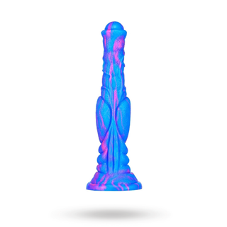 Monster Dildo Long Blue-pink 30 Cm