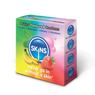 Mix Pack Kondomer Med Smag - 4 Pack